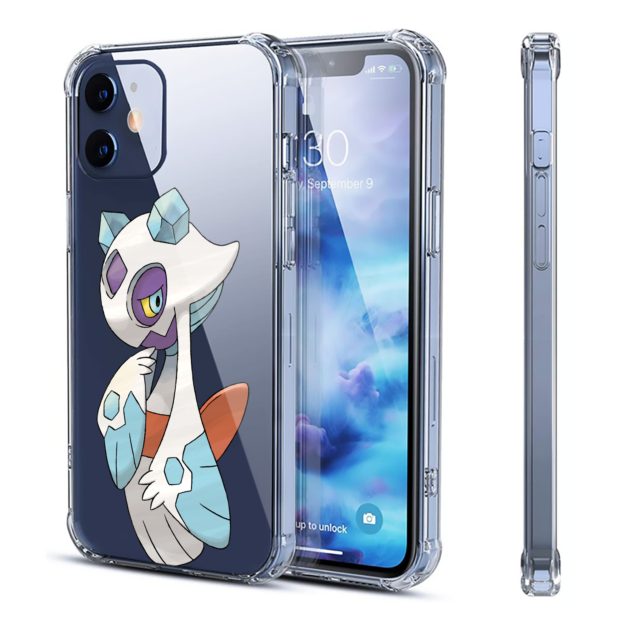 （画像用） ポケットモンスター Pokémon 【iPhone 12シリーズ対応】透明スマホケース（クリアソフトケース）